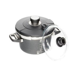 Pressure cooker, aluminium, 22 cm / 4 L, induction - AMT Gastroguss