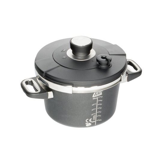 Pressure cooker, aluminum, 22 cm/ 3.5 L, induction - AMT Gastroguss