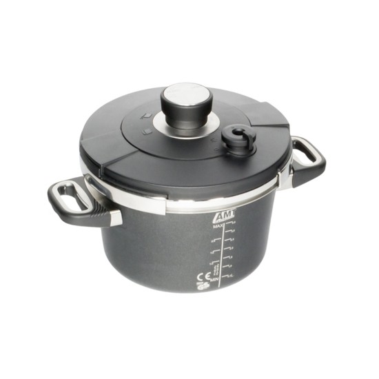 Pressure cooker, aluminium, 22 cm / 4 L, induction - AMT Gastroguss