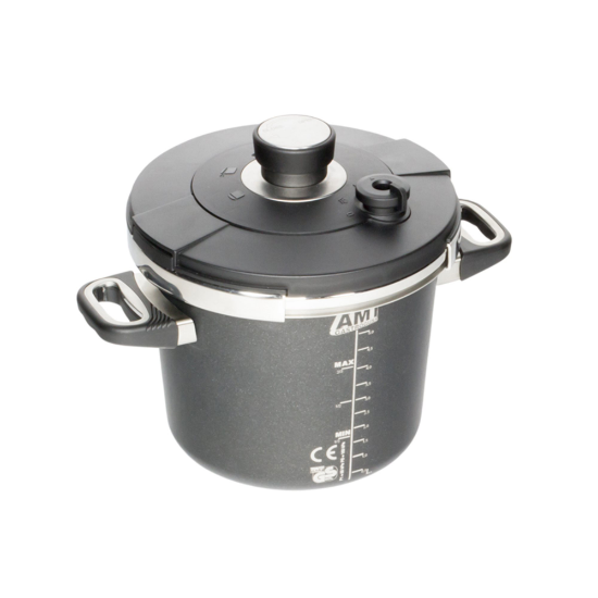 Olla a presión, aluminio, 22 cm/ 4.5 L, inducción - AMT Gastroguss