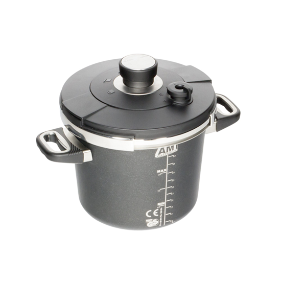 Pressure cooker, aluminum, 22 cm/4.5 L - AMT Gastroguss