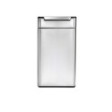 Kosz Na śMieci Z Panelem Dotykowym, 40 L, Slim, Stal Nierdzewna - Simp-image