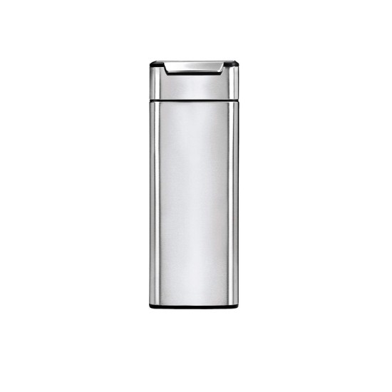 Trash can with touch bar, 40 L, stainless steel, Slim - simplehuman