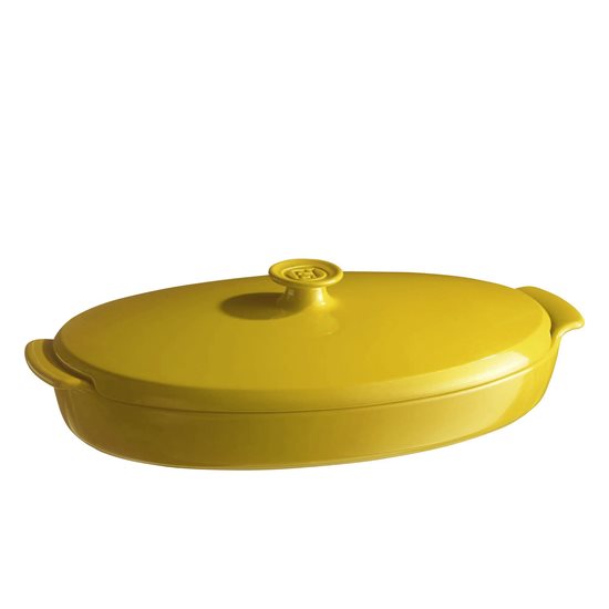 Plat PAPILLOTE pour cuisson à la vapeur, Provence Yellow - Emile Henry