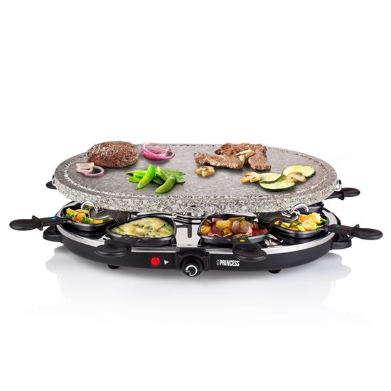Ovalna električna kuhalna plošča Raclette, 1200 W - Princess