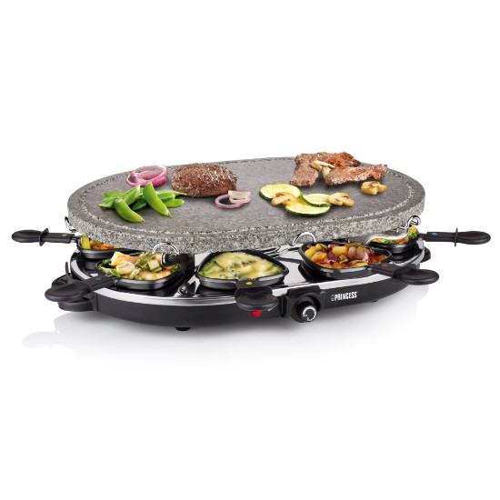 Ovalna električna ploča za kuhanje Raclette, 1200 W - Princess