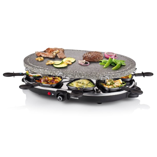 Placa Raclette eléctrica ovalada, 1200 W - Princess