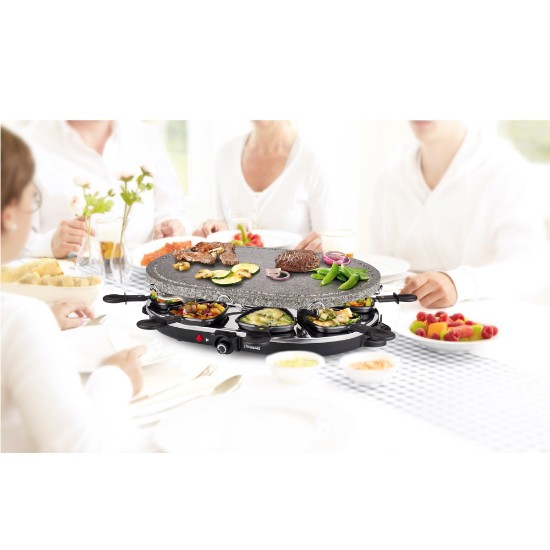 Placa Raclette elétrica oval, 1200 W - Princess