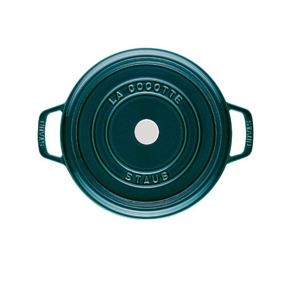 Cocotte gryde, støbejern, 26cm/5,25L, La Mer - Staub