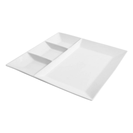 4-compartment porcelain platter, 28 cm - Viejo Valle