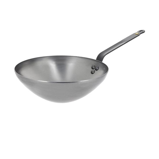 Wok, 24 cm, tērauds, Mineral B - de Buyer