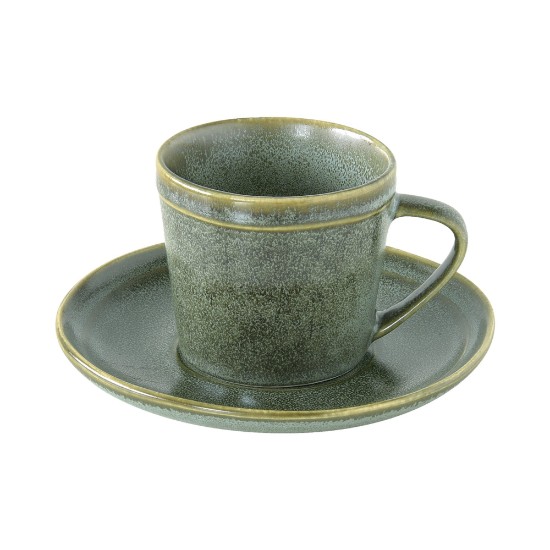 Tazza tat-te bi saucer, 225 ml, aħdar, "Essential" - Nuova R2S