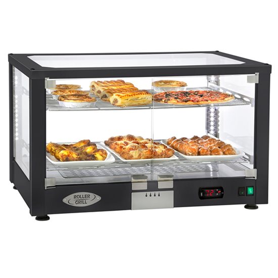 Witryna ogrzewana, 78 x 49 cm, 2 stojaki, WD 780 SN - marka Roller Grill