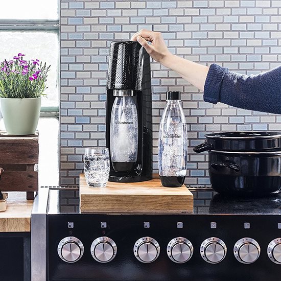 SPIRIT gāzēto dzērienu pagatavošanas ierīce, Black - SodaStream