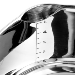 Set pentole in acciaio inox, 8 pezzi - Zokura