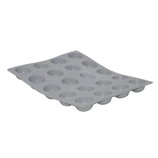 Bageform til minikager, 20 stk., 21 x 17,6 cm - mærket "de Buyer"