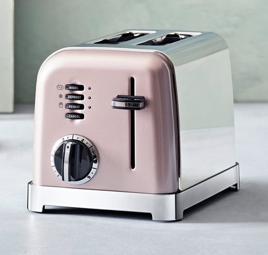 Brødrister med 2 slots, 900 W, Rose - Cuisinart