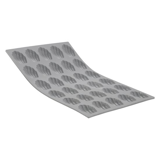 Siliconen mal voor mini madeleines, 30 stuks, 30 x 17,6 cm - merk "de Buyer"