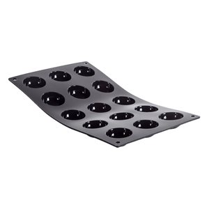 Silicone mould, 15  hemi-spheres, 30 × 17.5 cm – de Buyer