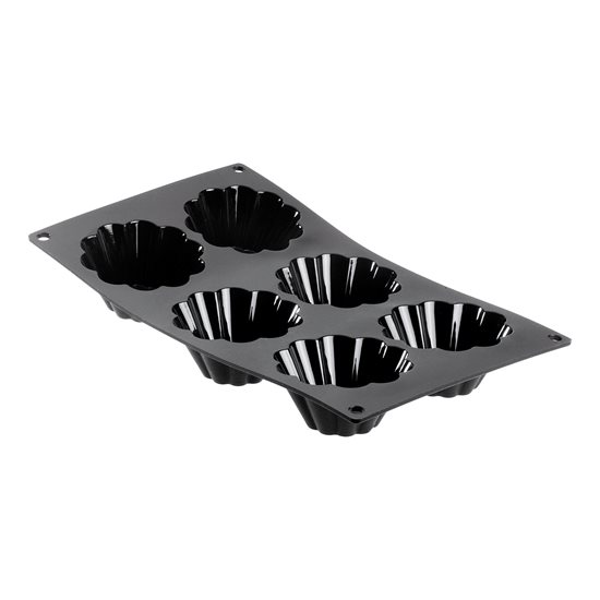 Bandeja flexível para 6 mini-muffins, 30 x 17,5 cm, silicone - de Buyer