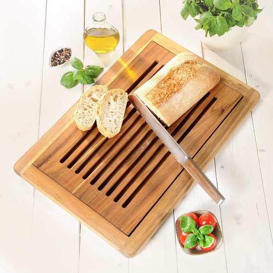 Bread cutting board, 47.5 x 32 cm, acacia wood - Kesper