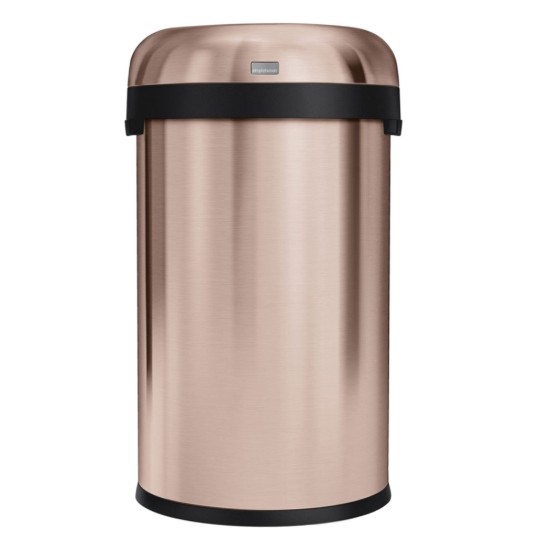 Trash can, 80 L, stainless steel- "simplehuman" brand