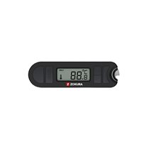 Meat thermometer, with lid opener, black - Zokura