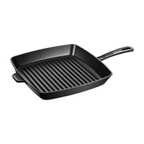 Square grill-type pan 30 cm, <<Black>> - Staub