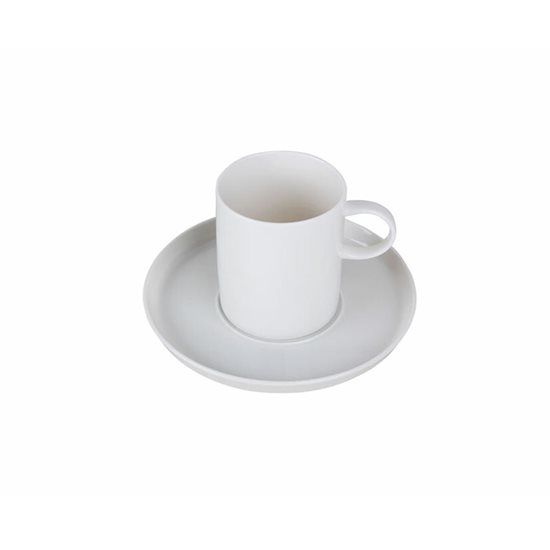 Alumilite Chopin set consisting in 200 ml tea cup and saucer - Porland