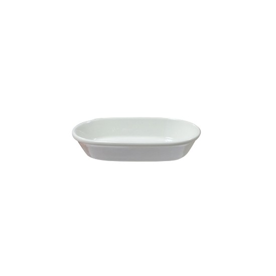 Oval Alumilite Line tallrik för sallad 15 x 9 cm - Porland 