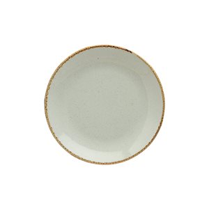 Porcelain plate, 24cm, "Seasons", Grey - Porland