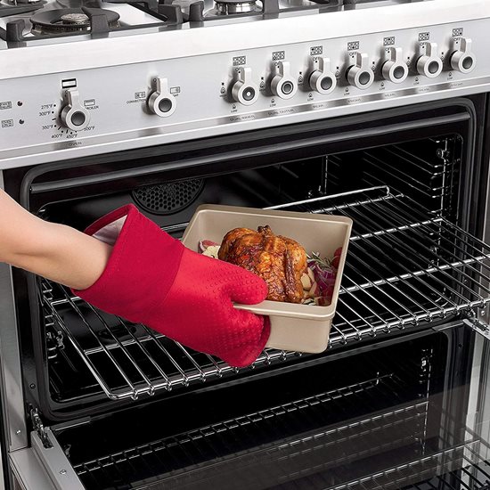Кухонная рукавица силиконовая, красная - OXO