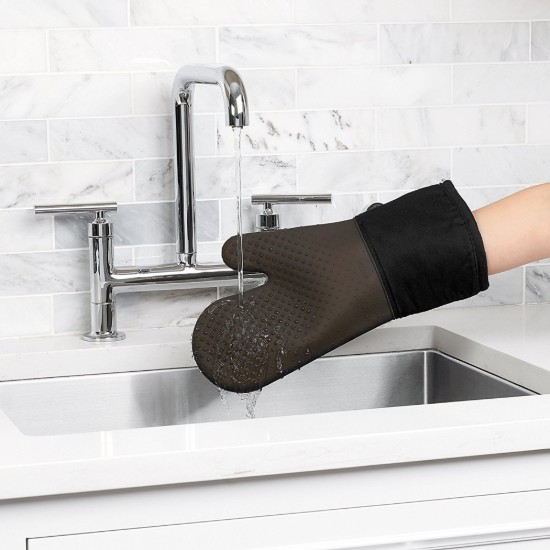 Silicone kitchen mitt, silicone, Black, "Good Grips" - OXO