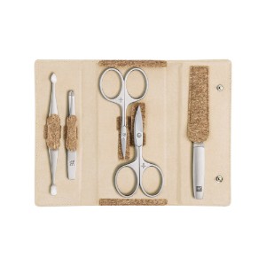 5-piece satin-finish stainless steel set, cork wallet - Zwilling TWINOX