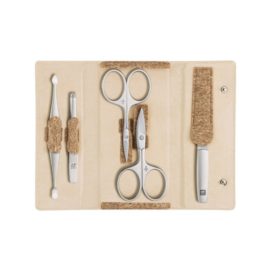 Set 5 pezzi in acciaio inox satinato, custodia in sughero - Zwilling TWINOX