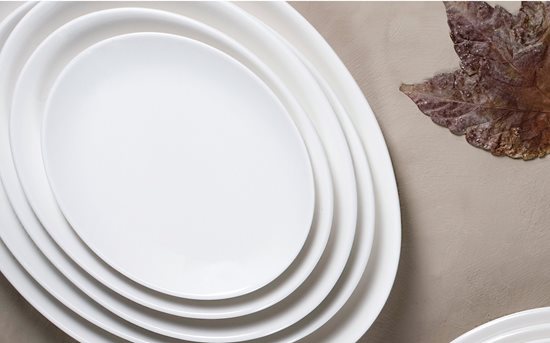 Oválný talíř, porcelán, 36x27cm, "Gastronomi Soley" - Porland
