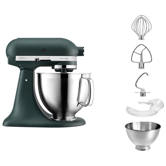 Миксер Artisan 4.8L, Модел 185, цвят Pebbled Palm - KitchenAid