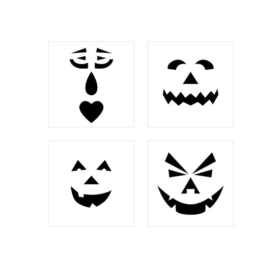 "Halloween" 4-piece set for carving pumpkins - Westmark