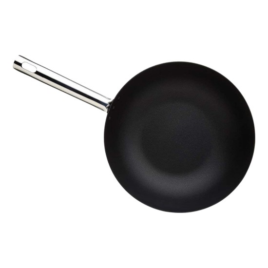 Poêle wok, 24 cm, acier au carbone - par Kitchen Craft