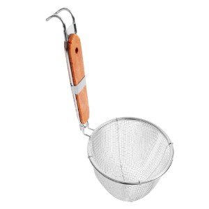 Noodle zeefmand, met houten handvat 14,5 cm - Zokura