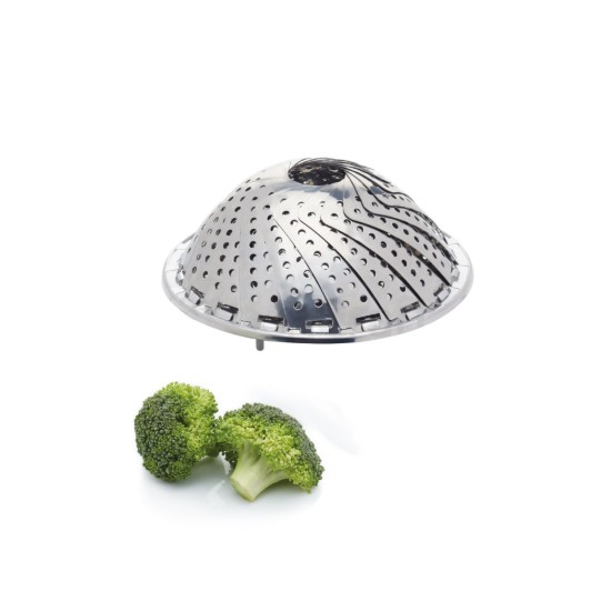 Regulējams grozs gatavošanai ar tvaiku, 23 cm, nerūsējošais tērauds - Kitchen Craft