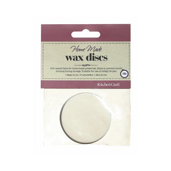Wax discs for sealing 200 pieces, 6 cm - by Kitchen Craft
