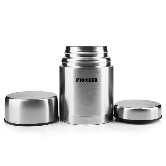 Récipient isotherme "Pioneer" pour soupe, 1 l, couleur argent - Grunwerg