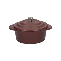 Saucepan made from cast iron with lid, "Gourmet Cheese" range, 15.5 cm - by Kitchen Craft