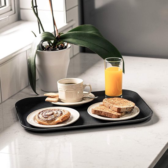 "Super Plastic" rectangular serving tray, 35.5 x 25.4 cm - Grunwerg