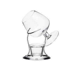 Držiak s pohárom na koňak, 350 ml, vyrobený zo skla - Kitchen Craft