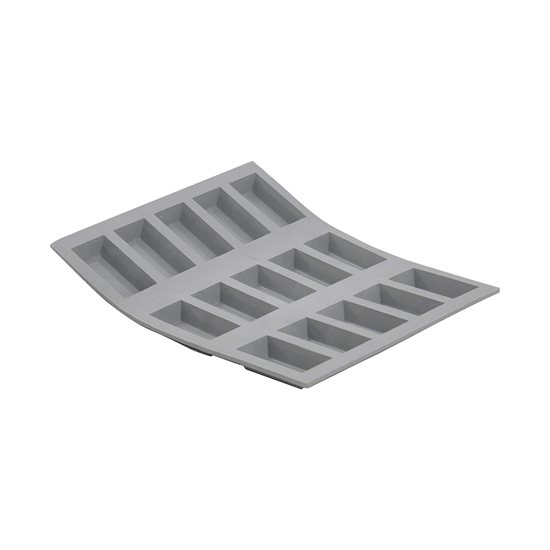 Moule en silicone pour mini-gâteaux, 15 pièces, 21 x 17,6 cm - Marque "de Buyer"