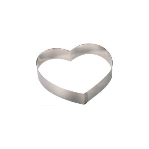 Cutter mold for biscuits, heart-shape 16 cm - "de Buyer" brand