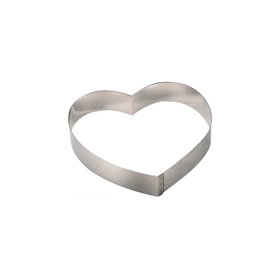 Moule emporte-pièce pour biscuit, forme coeur 16 cm - Marque "de Buyer"