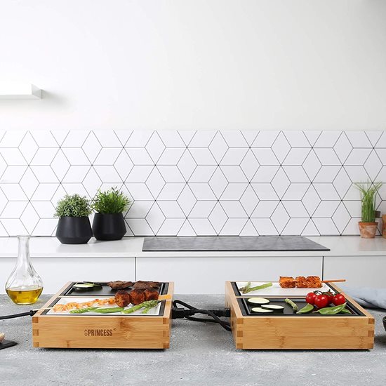 Electric hotplate with separate units, 840 W, Dinner4All Pure - Princess